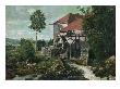 Valley From A Mill, 1853 (Oil On Canvas) by Anders Askevold Limited Edition Print