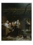 Grandfather's Blessing, 1875 (Oil On Board) by Adolphe Tidemand Limited Edition Print