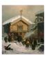 Christmas Custom, 1846 (Oil On Canvas) by Adolphe Tidemand Limited Edition Pricing Art Print