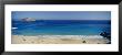 Aerial View Of Tourists On The Beach, Mokapuu Beach, Hawaii, Usa by Panoramic Images Limited Edition Print