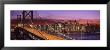 Bay Bridge Illuminated At Night, San Francisco, California, Usa by Panoramic Images Limited Edition Pricing Art Print