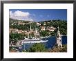 Elevated View Of The Old Town And Harbour, Cavtat, Dubrovnik Riviera, Dalmatia, Croatia by Gavin Hellier Limited Edition Pricing Art Print