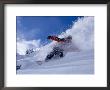 Snowboarder Carving Through Powder Snow, St. Anton Am Arlberg, Tirol, Austria by Christian Aslund Limited Edition Pricing Art Print