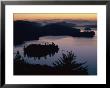 Adirondack Mountains Landscape With Lakes And Hills At Twilight by Maria Stenzel Limited Edition Print
