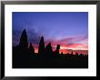 Natural Rocky Formations At Sunset, Pinnacles Desert, Australia by John Banagan Limited Edition Print