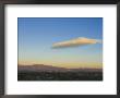 Usa, New Mexico, Albuquerque, Skyline, Sandia Mountains And Lenticular Cloud by Alan Copson Limited Edition Print