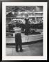 Model Posing Beside Cadillac Eldorado Captures Attention Of Young Boy At National Automobile Show by Walter Sanders Limited Edition Print