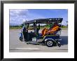 Buddhist Monk In A Tuk Tuk Taxi, Chiang Mai, Northern Thailand, Asia by Gavin Hellier Limited Edition Print