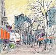 Paris Boulevard De Rochechouart by Robert Savary Limited Edition Pricing Art Print