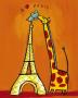 Baiser Giraffe by Nathalie Dieterle Limited Edition Print