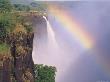 Victoria Falls, Zimbabwe, Rainbow In Misty Falls by Elfi Kluck Limited Edition Print