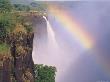 Victoria Falls, Zimbabwe, Rainbow In Misty Falls by Elfi Kluck Limited Edition Print