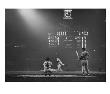 Boston Red Sox Player Ted Williams, While Watching Pitcher Warm-Up. Catcher Sherm Lollar by Frank Scherschel Limited Edition Print