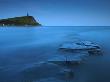 Kimmeridge Bay And Clavell Tower At Twilight, Dorset, England. Jurassic Coast World Heritage Site by Adam Burton Limited Edition Print