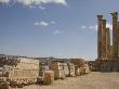 Ruins Of The Temple Of Zeus In The Ancient Roman City Of Jerash by Taylor S. Kennedy Limited Edition Print