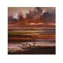 Cattle At Sunset by Jonathan Sanders Limited Edition Print