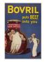 Bovril Puts Beef Into You! by Robert Gillmor Limited Edition Pricing Art Print