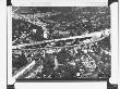 Aerial View Of Construction Of New Six-Lane Bridge Spanning The Arroyo Seco On Hollywood Freeway by J. R. Eyerman Limited Edition Print