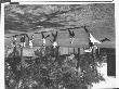 Drum Major Practicing His High-Kicking Prance As He Leads A Line Of Seven Admiring Children by Alfred Eisenstaedt Limited Edition Pricing Art Print