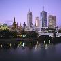 Princess Bridge Over Yarra River, Melbourne by Marcel Malherbe Limited Edition Print