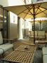 Hotel Cortiina, Munich Germany, Courtyard Seating With Canopies by James Balston Limited Edition Print