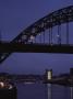 Baltic Centre For Contemporary Arts, Gateshead, Newcastle Upon Tyne, Night Time View With Bridges by Keith Hunter Limited Edition Print