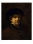 Rembrandt Avec Toque Et Chaã®Ne D'or by Rembrandt Van Rijn Limited Edition Print