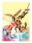 Marvel Zombies #4 Cover: Cyclops, Angel And Beast by Arthur Suydam Limited Edition Print