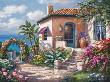 Coastal Cottage View by Sung Kim Limited Edition Pricing Art Print