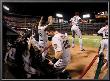 Texas Rangers V. San Francisco Giants, Game 5:  (L-R) Manager Bruce Bochy, Buster Posey by Doug Pensinger Limited Edition Print