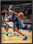 Charlotte Bobcats V Memphis Grizzlies: Tyrus Thomas And Darrell Arthur by Joe Murphy Limited Edition Print