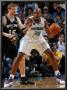 San Antonio Spurs V New Orleans Hornets: David West And Matt Bonner by Layne Murdoch Limited Edition Print