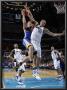 Golden State Warriors V Dallas Mavericks: David Lee And Dirk Nowitzki by Danny Bollinger Limited Edition Print