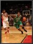 Boston Celtics V Toronto Raptors: Glen Davis And Amir Johnson by Ron Turenne Limited Edition Pricing Art Print