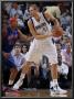 Detroit Pistons V Dallas Mavericks: Dirk Nowitzki And Charlie Villanueva by Glenn James Limited Edition Print