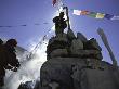 Preparing The Prayer Flags, Everest Base Camp by Michael Brown Limited Edition Print