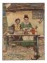 Illustration From Little Jack Sprat Of Couple Eating by Frank Adams Limited Edition Pricing Art Print