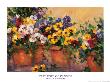 Clay Pots Of Pansies by Yvette Strugis Limited Edition Print