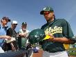 Oakland Athletics V Milwaukee Brewers, Phoenix, Az - March 03: Coco Crisp by Christian Petersen Limited Edition Print