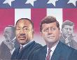 Martin Luther King And John F. Kennedy by Gail Rein Limited Edition Print