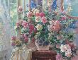 Flowers By The Window by Boris Nicolaiev Limited Edition Print