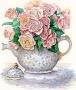 Flower Tea Pot by Consuelo Gamboa Limited Edition Pricing Art Print
