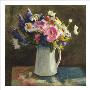 Bouquet In Spanish Jug Ii by Shirley Novak Limited Edition Pricing Art Print