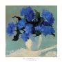 Blue Hydrangea Bouquet by Dale Payson Limited Edition Print