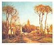 Entrance To The Village by Camille Pissarro Limited Edition Print