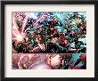 Guardians Of The Galaxy # 14 Group: Black Bolt, Lockjaw And Warlock by Brad Walker Limited Edition Pricing Art Print