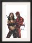Ultimate Elektra #1 Cover: Daredevil And Elektra by Salvador Larroca Limited Edition Print
