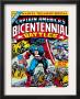 Captain America Bicentennial Battles Cover: Captain America Charging by Jack Kirby Limited Edition Print