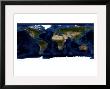 Topographic & Bathymetric Shading Of Full Earth by Stocktrek Images Limited Edition Pricing Art Print