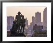 Statue Overlooking The City, Des Moines, Iowa by Chuck Haney Limited Edition Pricing Art Print